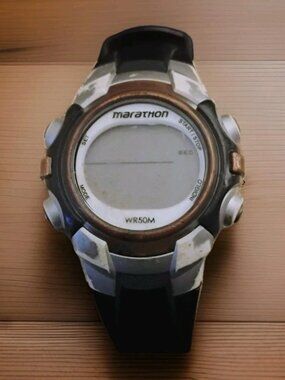 Women's 35mm Marathon Sports Watch, Plastic Case, Poly Band,WR 50M